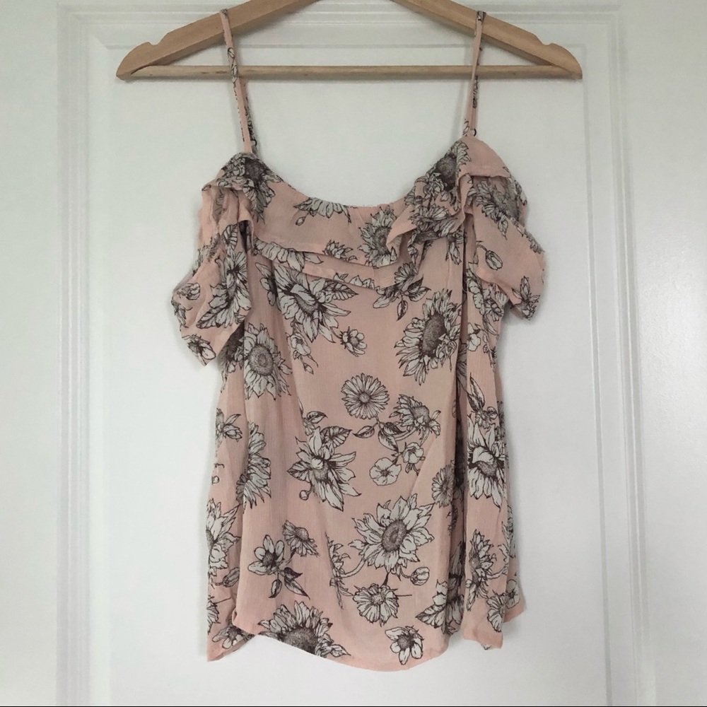 Off-The-Shoulder Floral Top